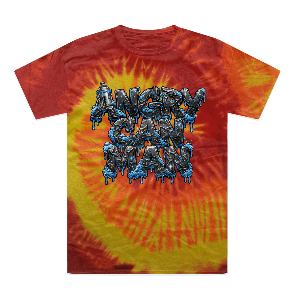 ANGRY CAN MAN 2.0 Tie-Dye T-Shirt
