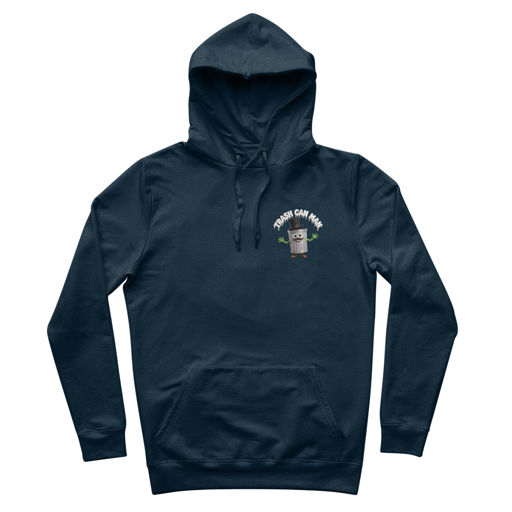 TRASH CAN MAN 100% Organic Cotton Hoodie