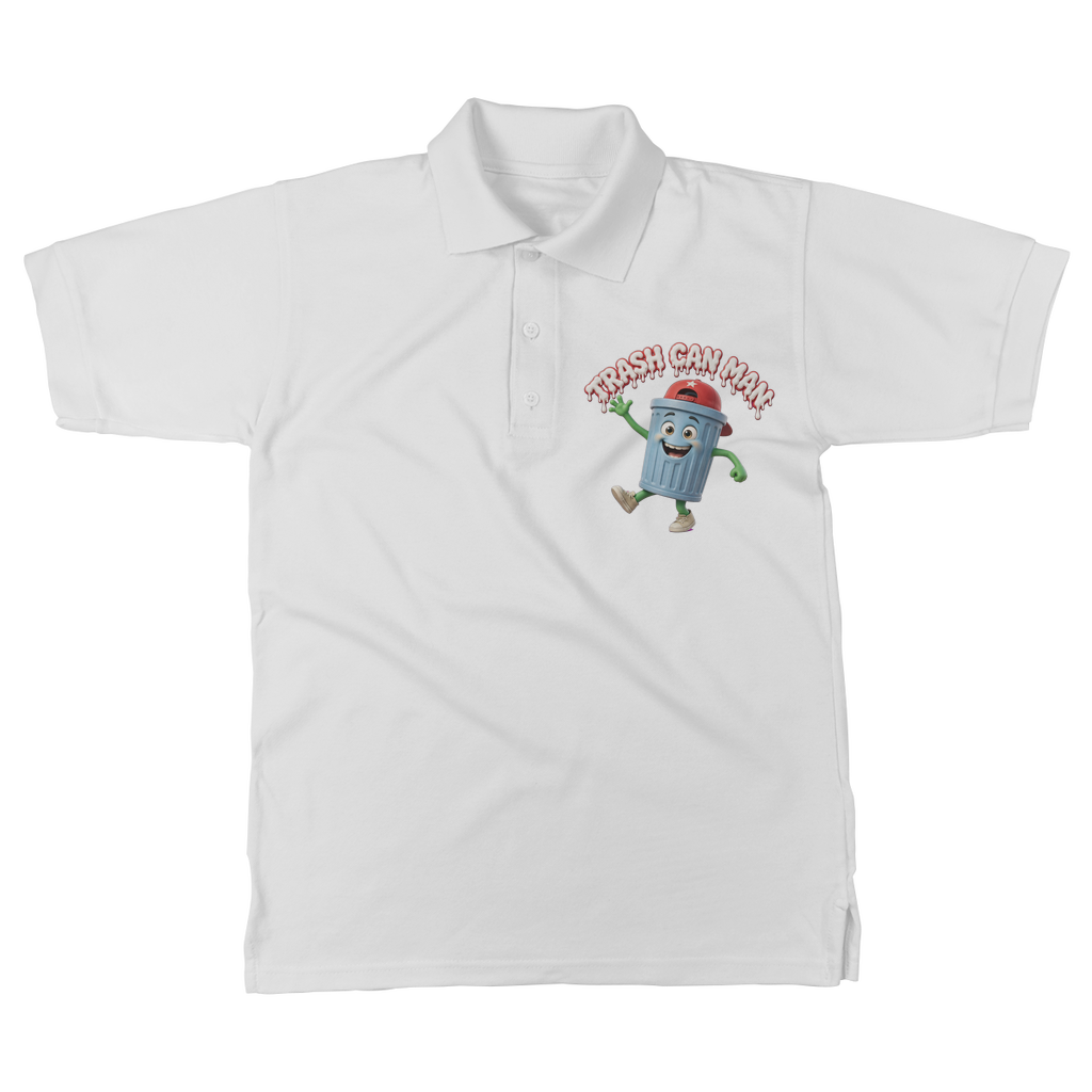 TRASH CAN MAN Classic Women's Polo Shirt