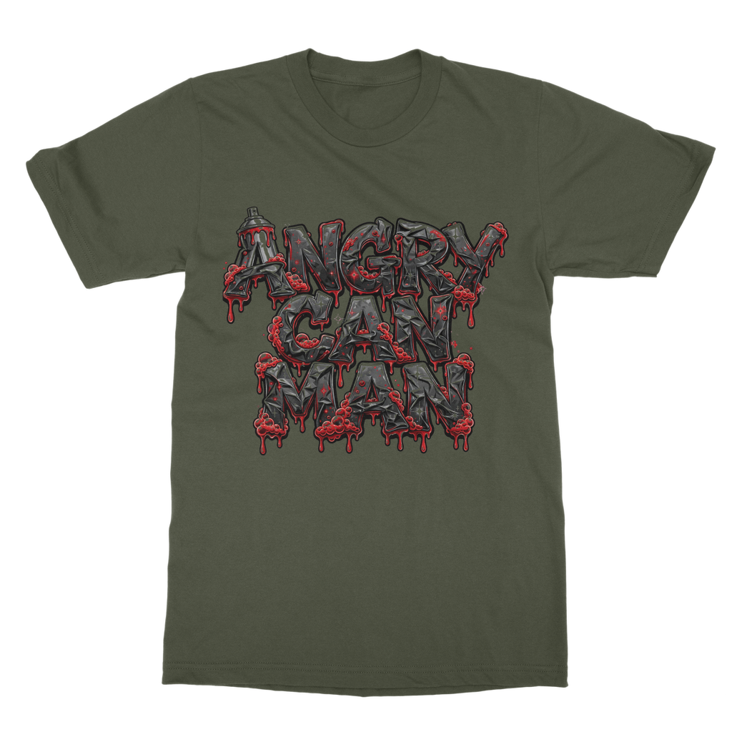 ANGRY CAN MAN 2.0 Classic Heavy Cotton Adult T-Shirt