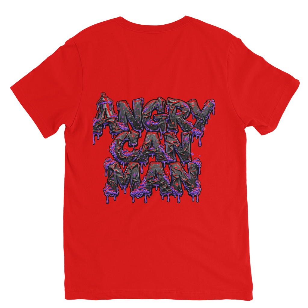 ANGRY CAN MAN 3.0 Classic V-Neck T-Shirt