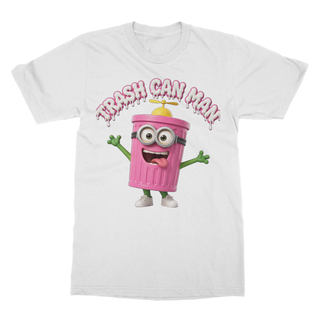 TRASH CAN MAN Classic Heavy Cotton Adult T-Shirt