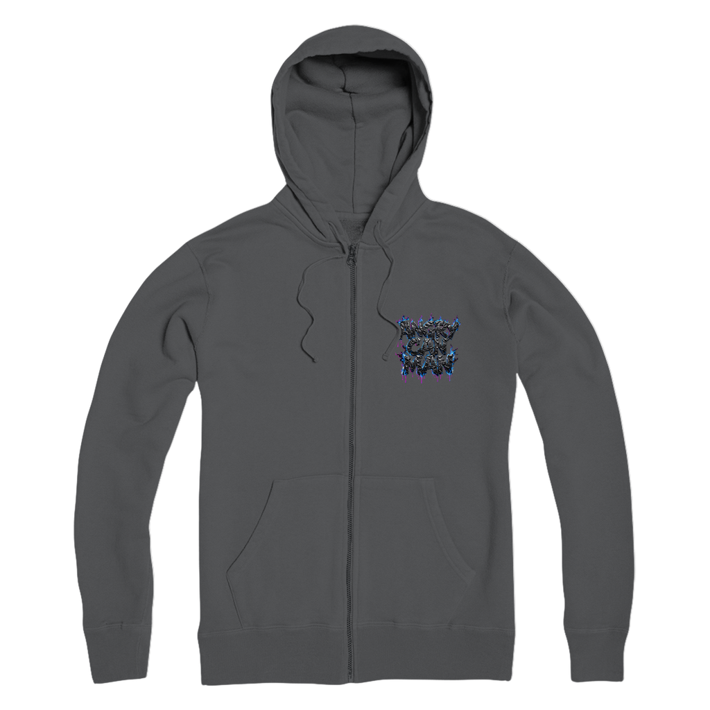 angry can man Premium Adult Zip Hoodie