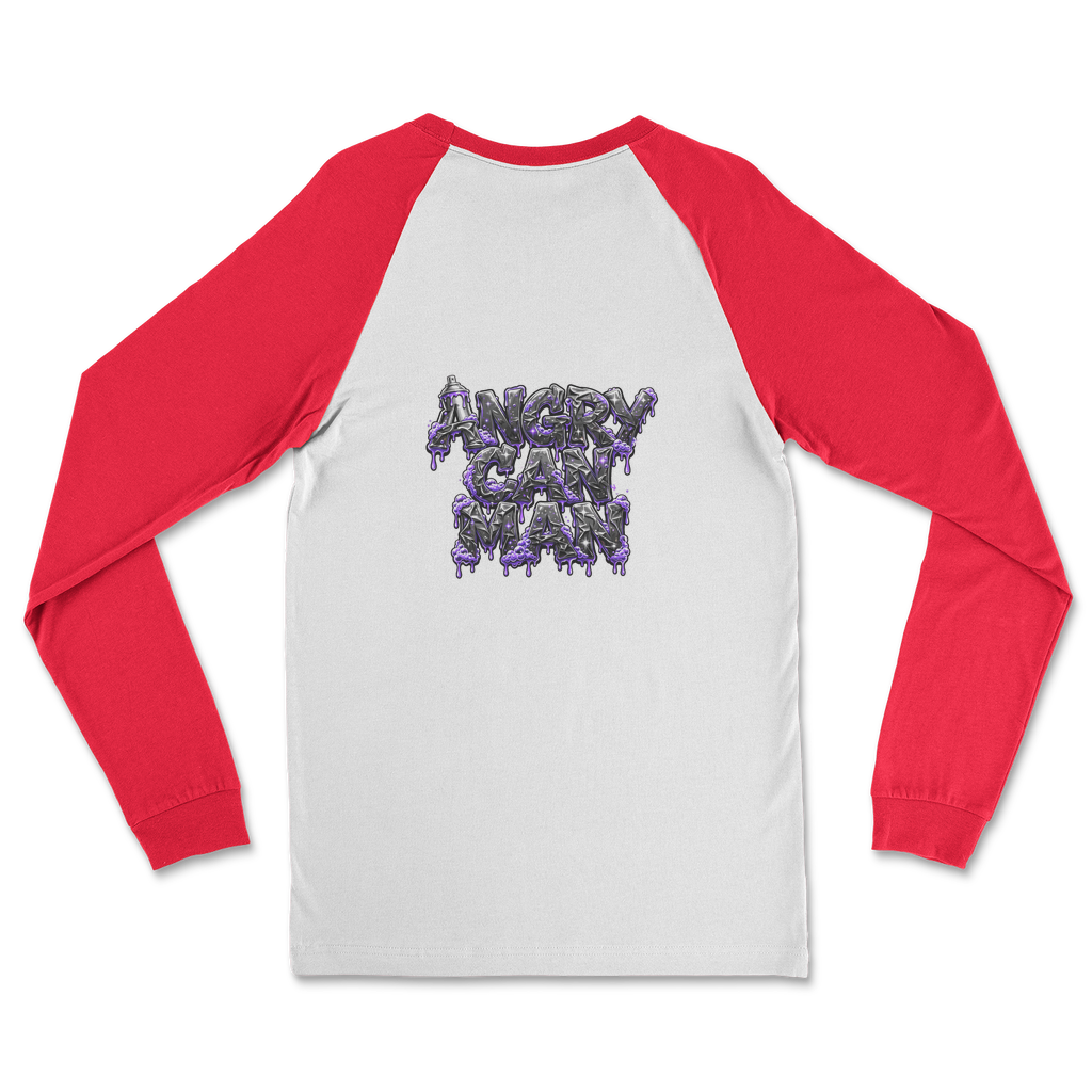 ANGRY CAN MAN 3.0 Classic Raglan Long Sleeve Shirt