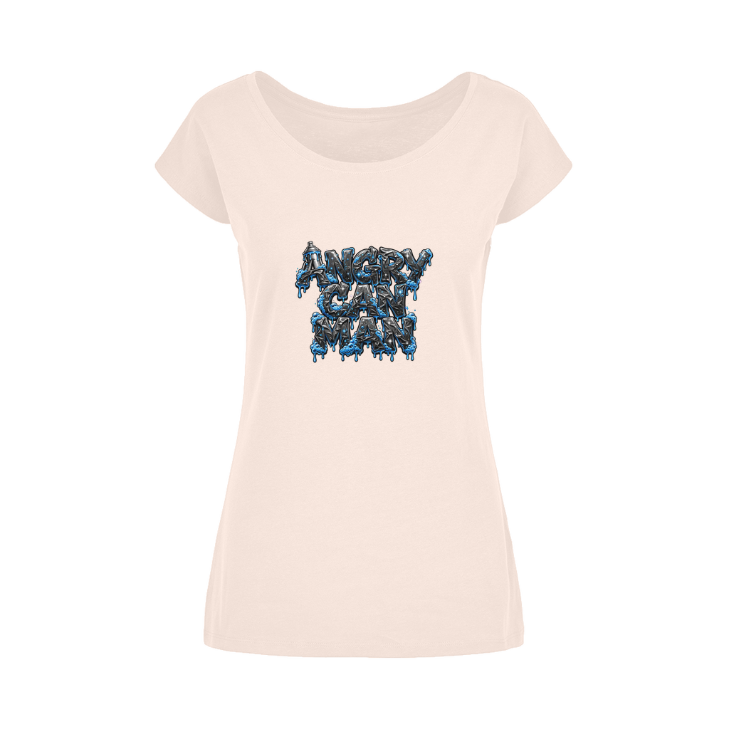 ANGRY CAN MAN 2.0 Wide Neck Womens T-Shirt XS-5XL