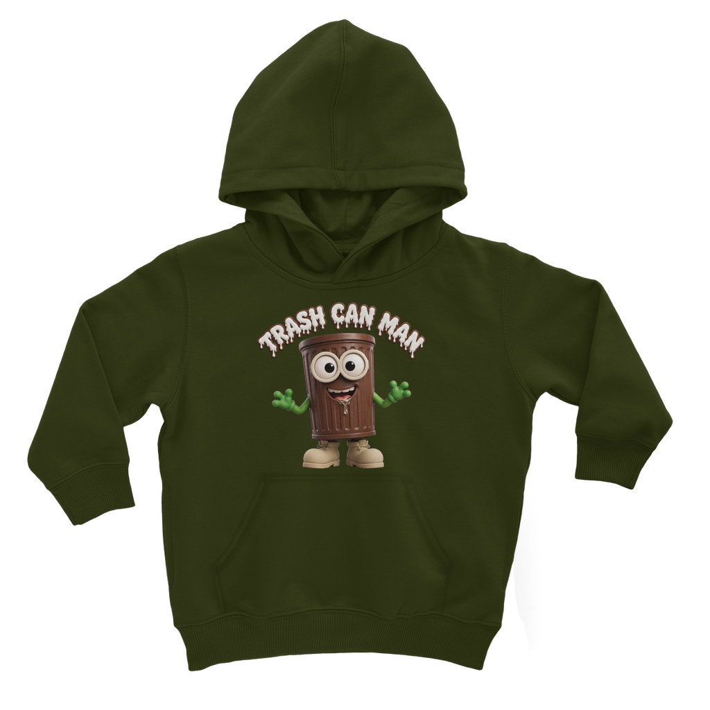 TRASH CAN MAN Classic Kids Hoodie