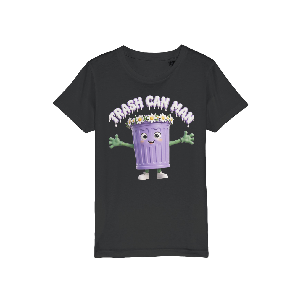 TRASH CAN MAN Organic Jersey Kids T-Shirt