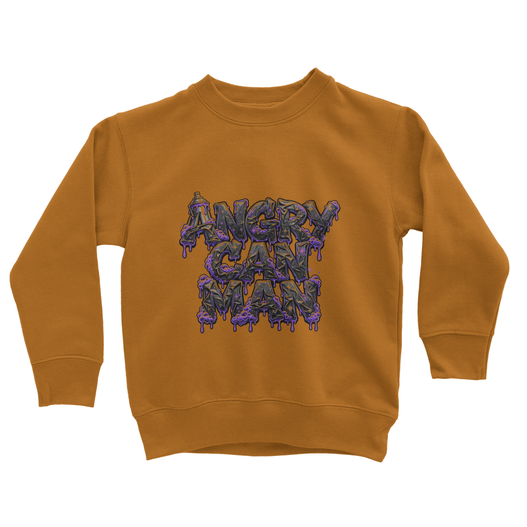 ANGRY CAN MAN 3.0 Classic Kids Sweatshirt