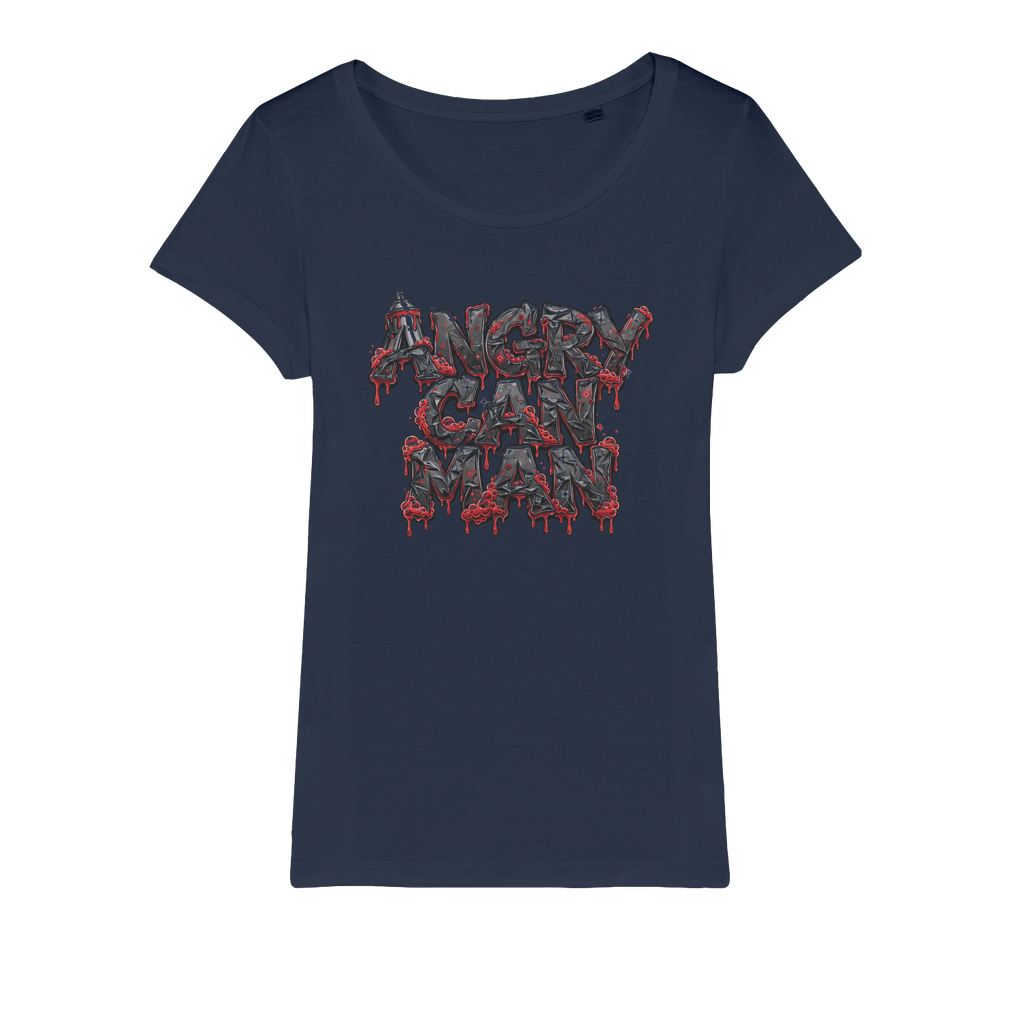 ANGRY CAN MAN 2.0 Organic Jersey Womens T-Shirt