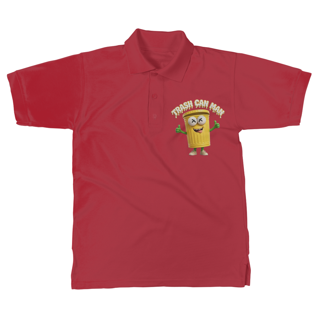 TRASH CAN MAN Classic Adult Polo Shirt
