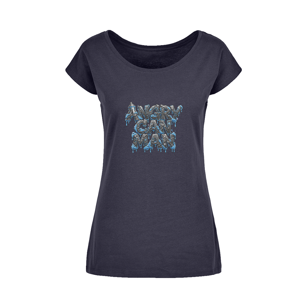 ANGRY CAN MAN 2.0 Wide Neck Womens T-Shirt XS-5XL