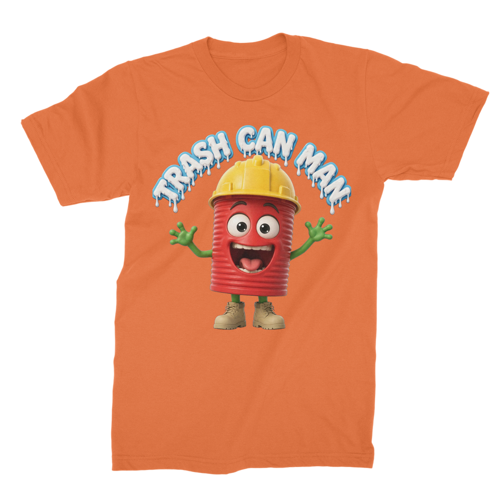 TRASH CAN MAN Premium Jersey Adult T-Shirt