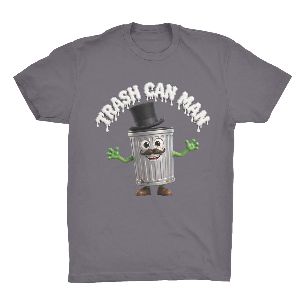 TRASH CAN MAN Organic Adult T-Shirt