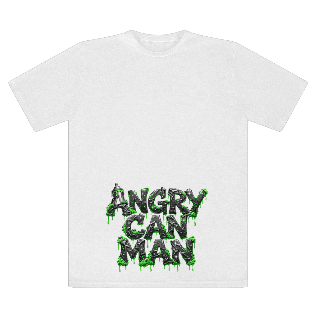 ANGRY CAN MAN 2.0 Premium Cut and Sew Sublimation Unisex T-Shirt