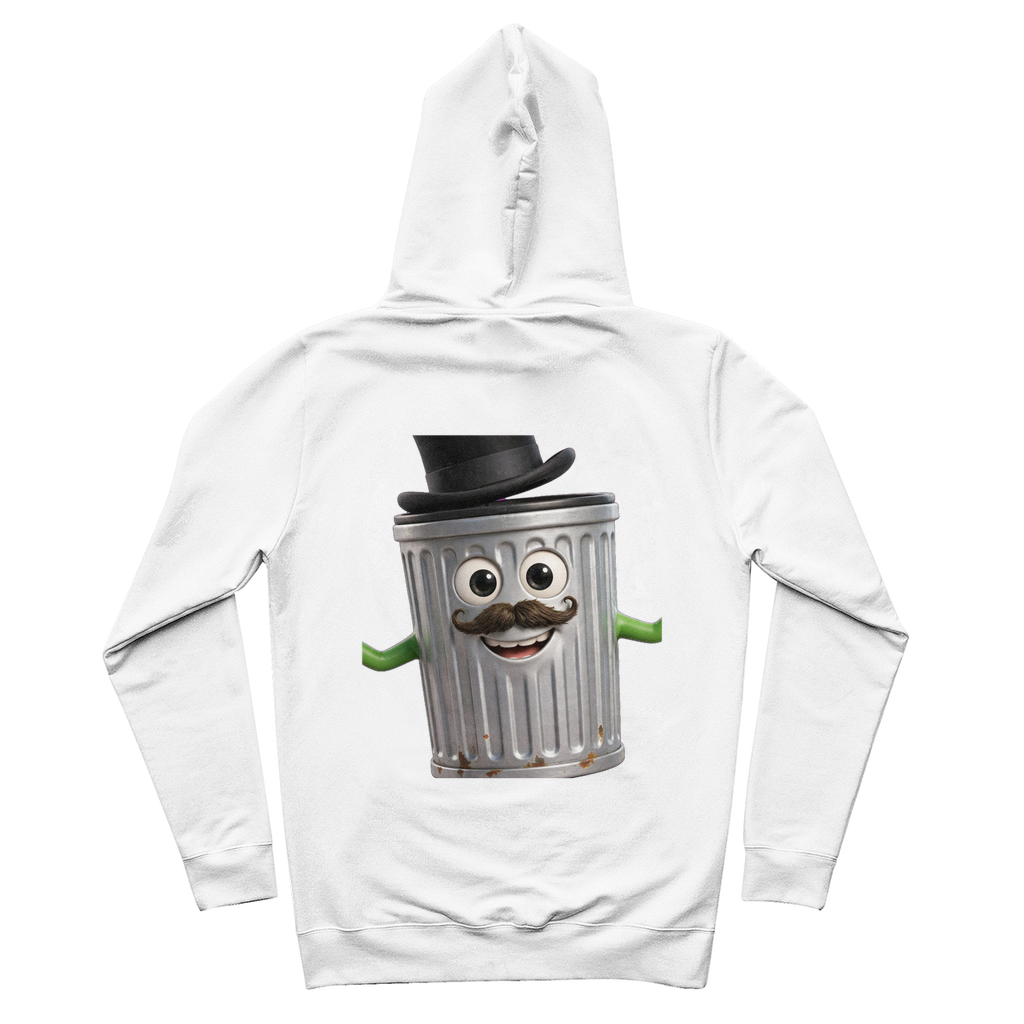 TRASH CAN MAN 100% Organic Cotton Hoodie