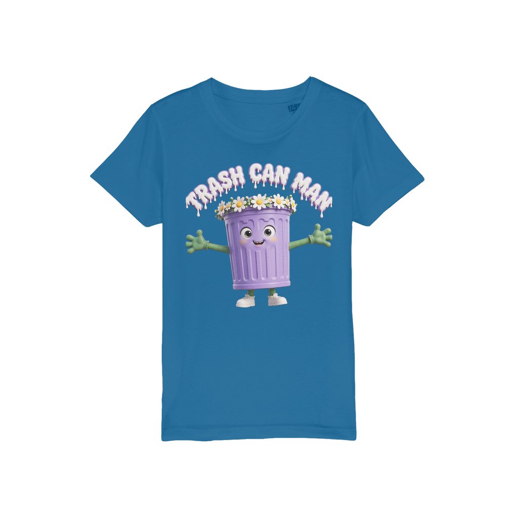 TRASH CAN MAN Organic Jersey Kids T-Shirt