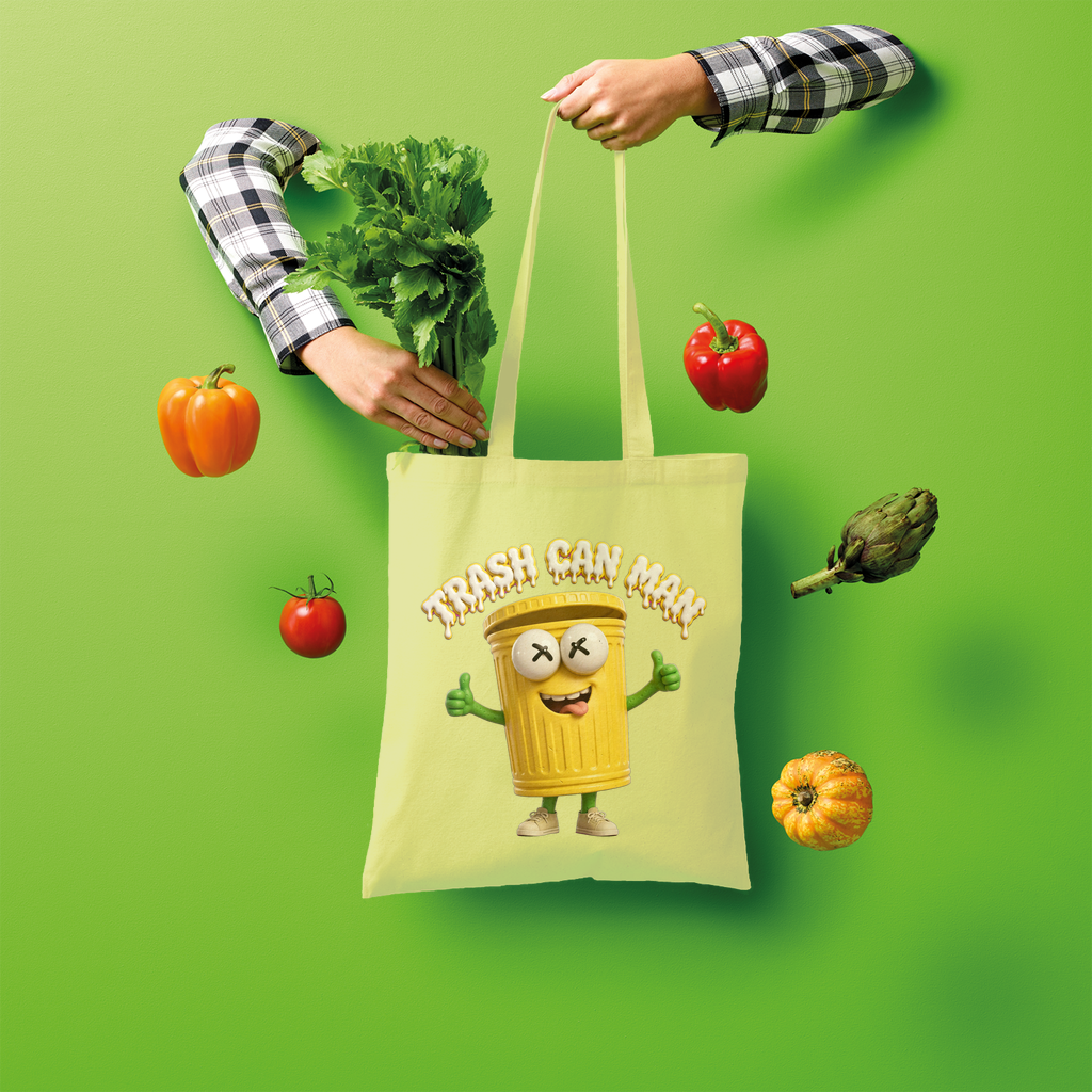 TRASH CAN MAN Shopper Tote Bag