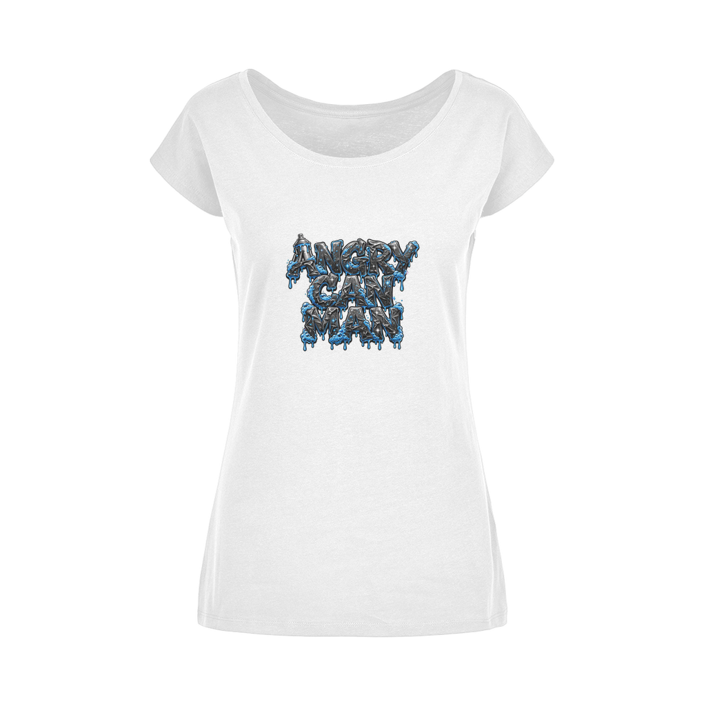 ANGRY CAN MAN 2.0 Wide Neck Womens T-Shirt XS-5XL