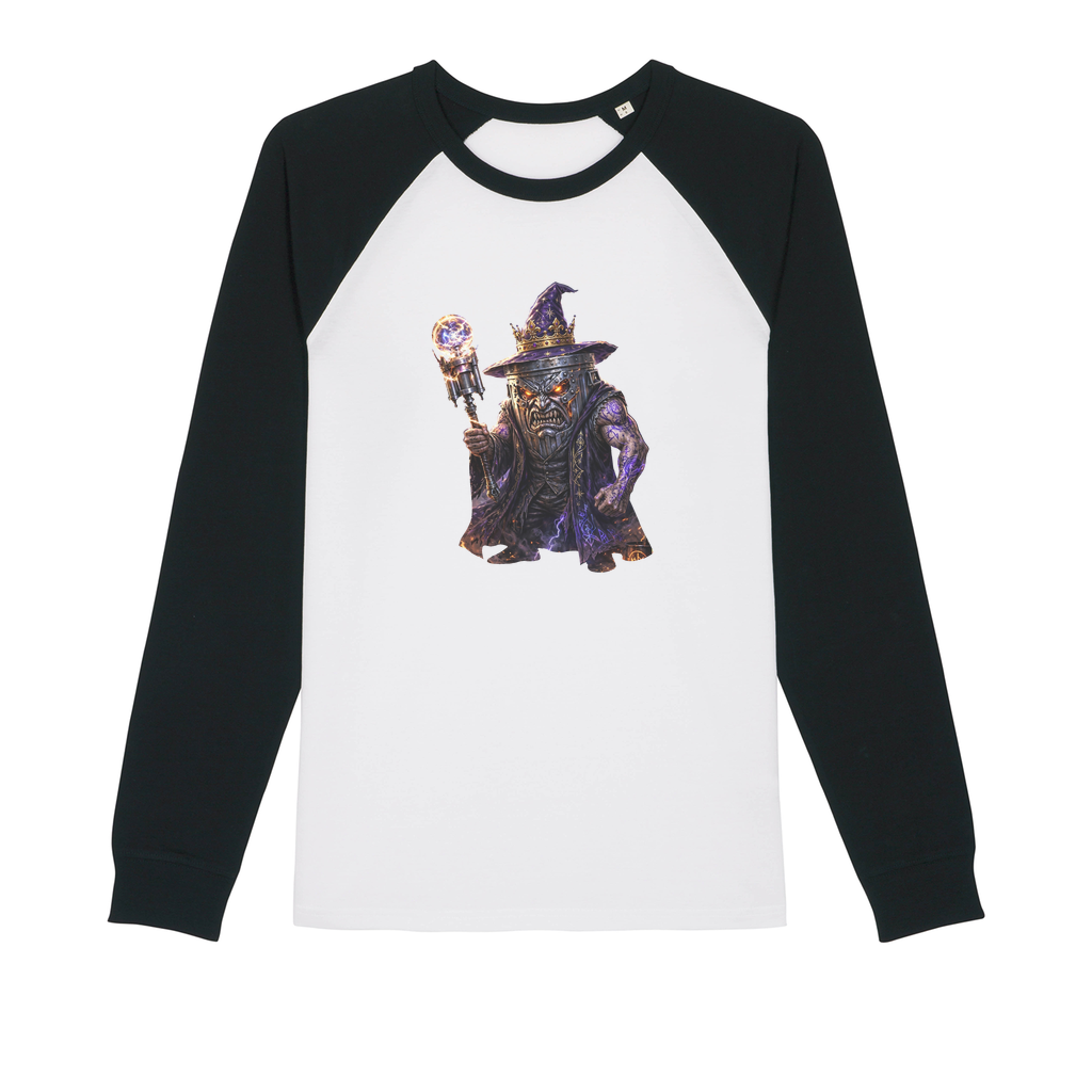 angry can man Premium Raglan Long Sleeve Shirt