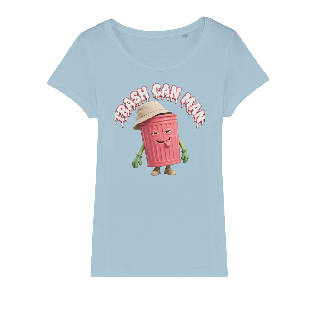 TRASH CAN MAN Organic Jersey Womens T-Shirt