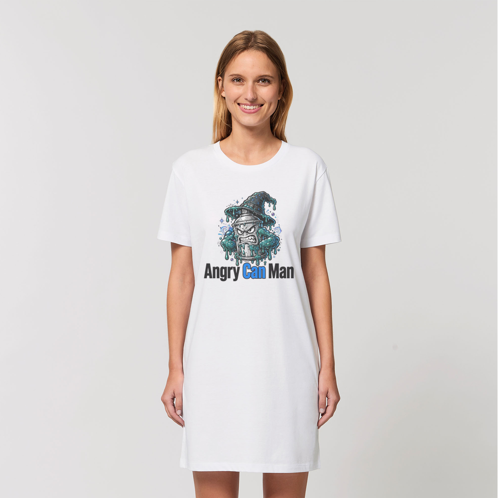 ANGRY CAN MAN 2.0 Organic T-Shirt Dress