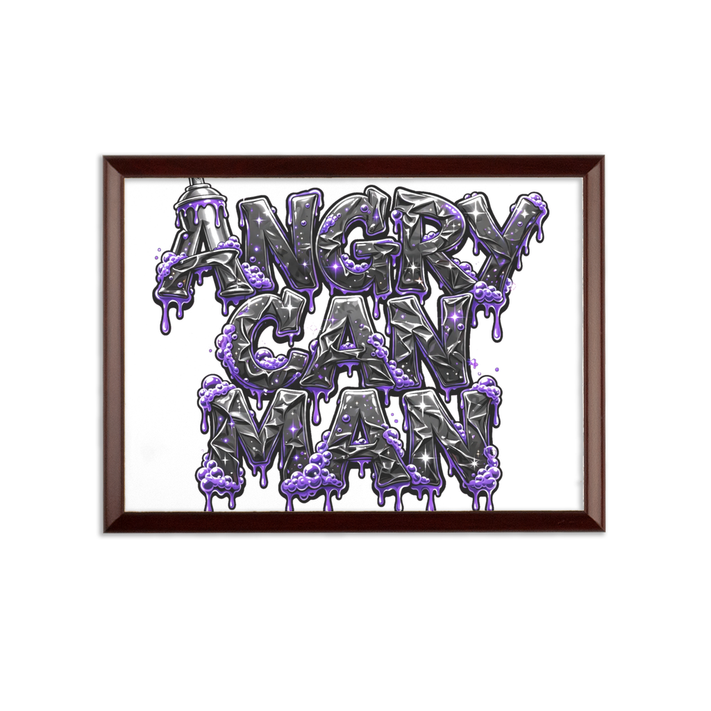 ANGRY CAN MAN 3.0 Sublimation Wall Plaque