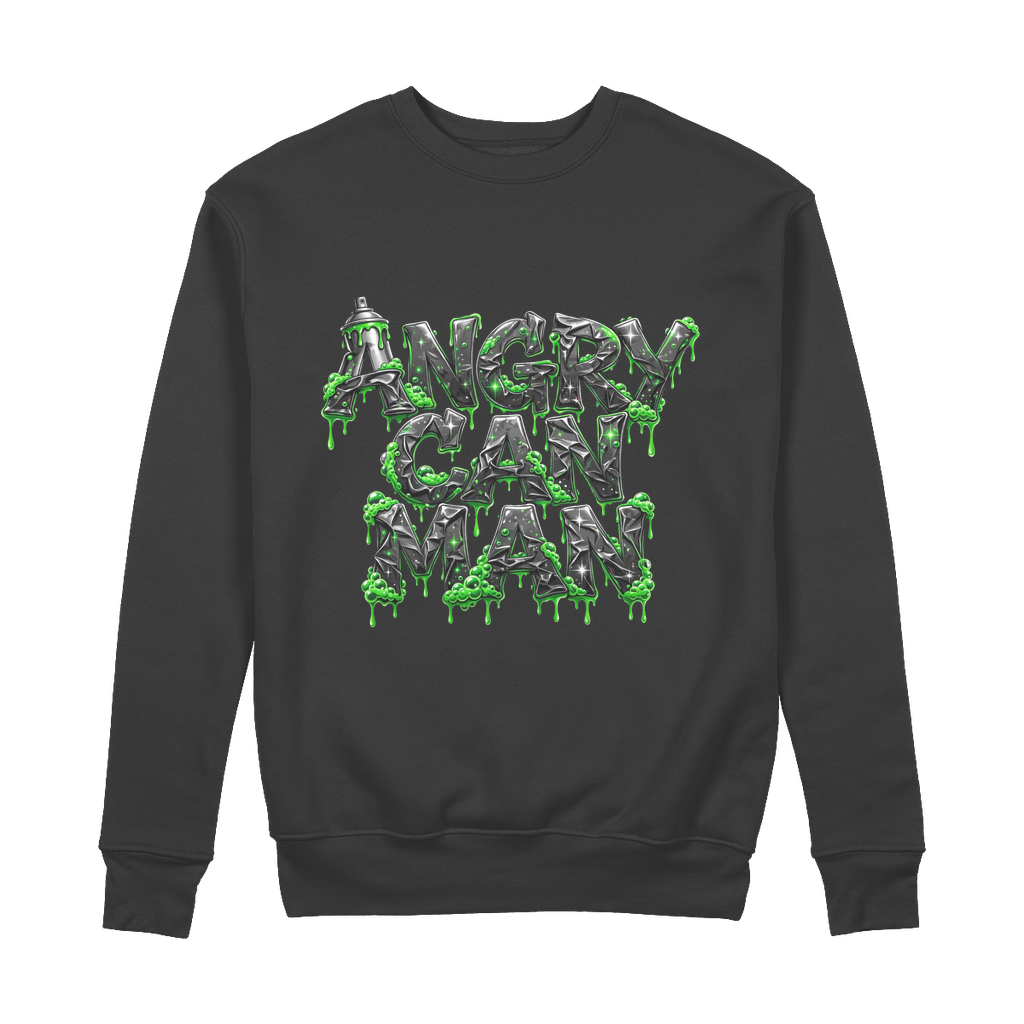 ANGRY CAN MAN 2.0 100% Organic Cotton Sweatshirt