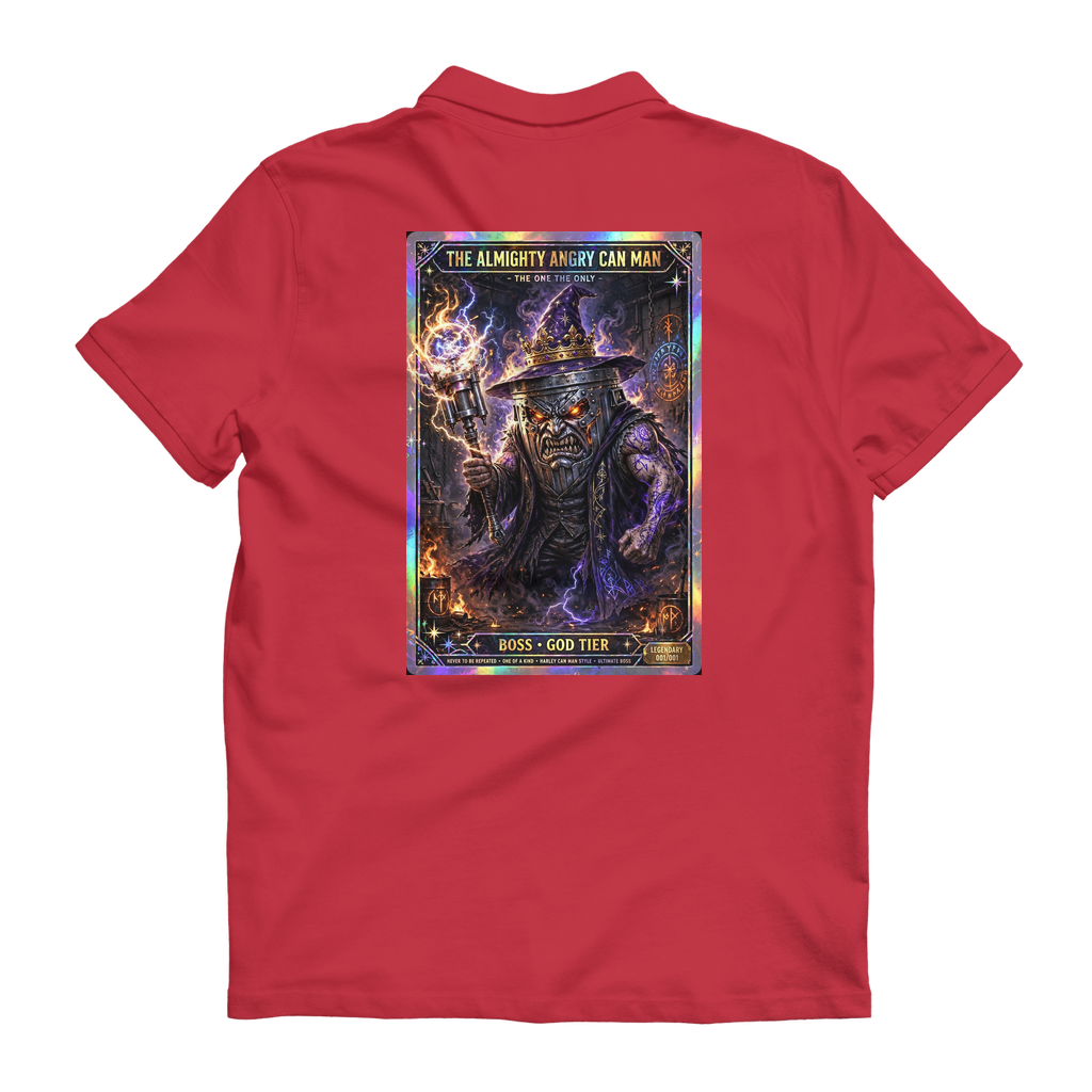 ANGRY CAN MAN 2.0 Premium Adult Polo Shirt
