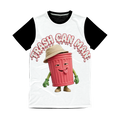 TRASH CAN MAN Classic Sublimation Panel T-Shirt
