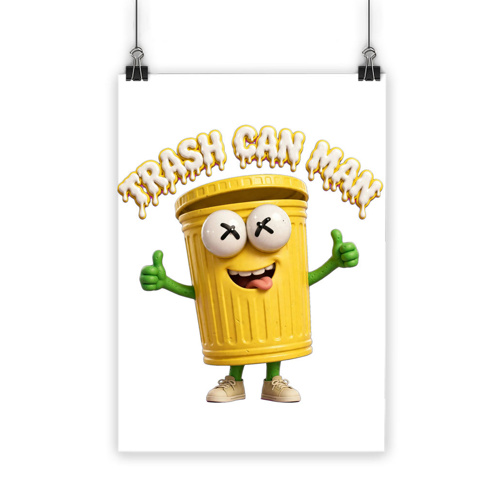 TRASH CAN MAN Classic Poster