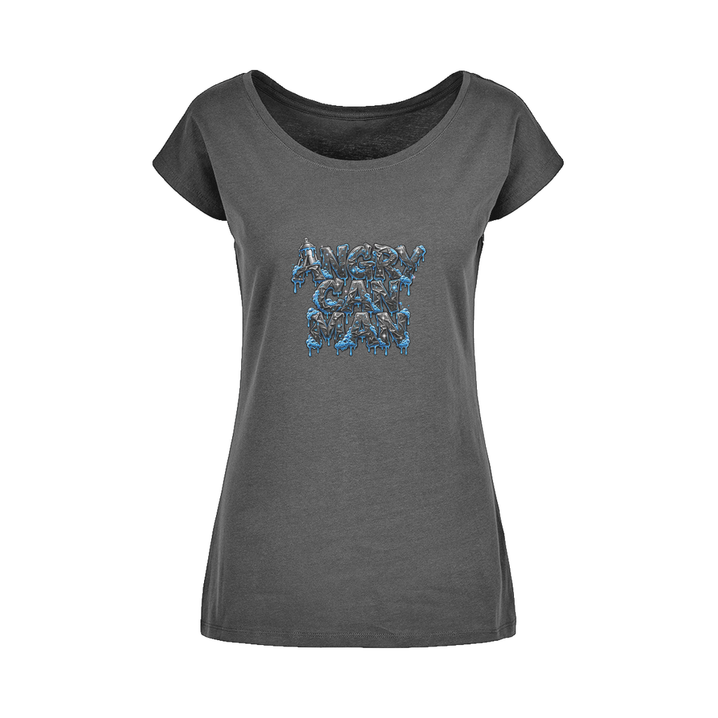 ANGRY CAN MAN 2.0 Wide Neck Womens T-Shirt XS-5XL