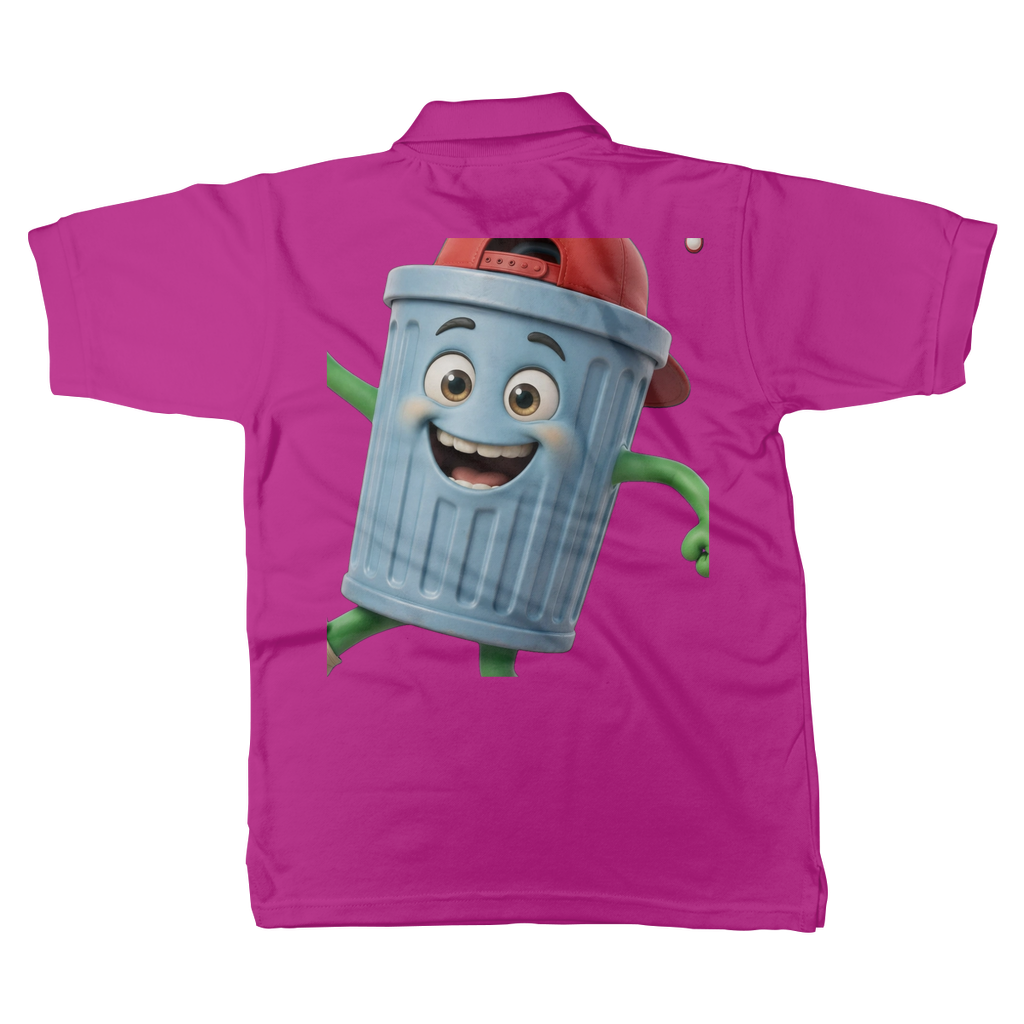 TRASH CAN MAN Classic Women's Polo Shirt