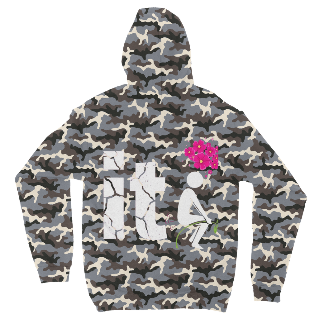 SARCASM 105 Camouflage Adult Hoodie