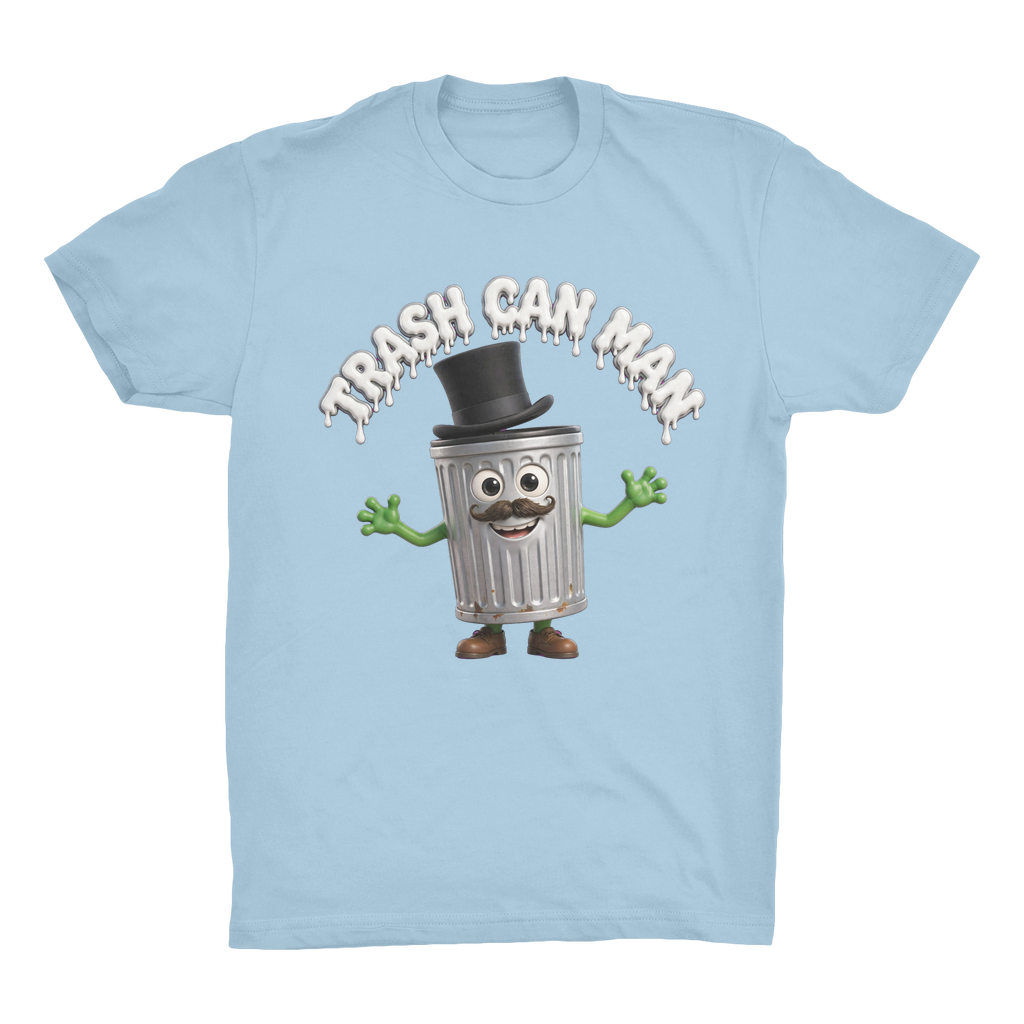 TRASH CAN MAN Organic Adult T-Shirt