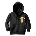 TRASH CAN MAN Classic Kids Zip Hoodie