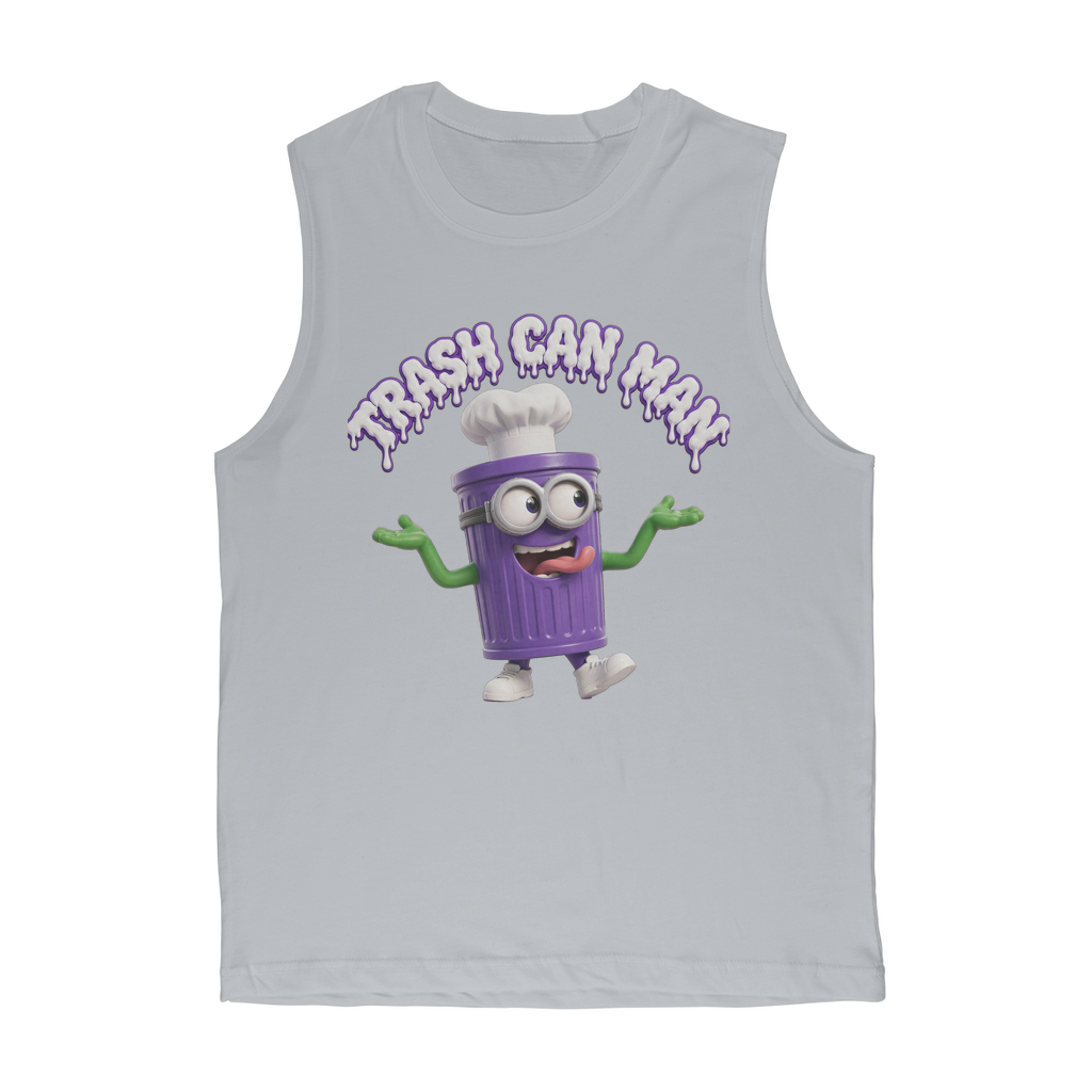 TRASH CAN MAN Classic Adult Muscle Top