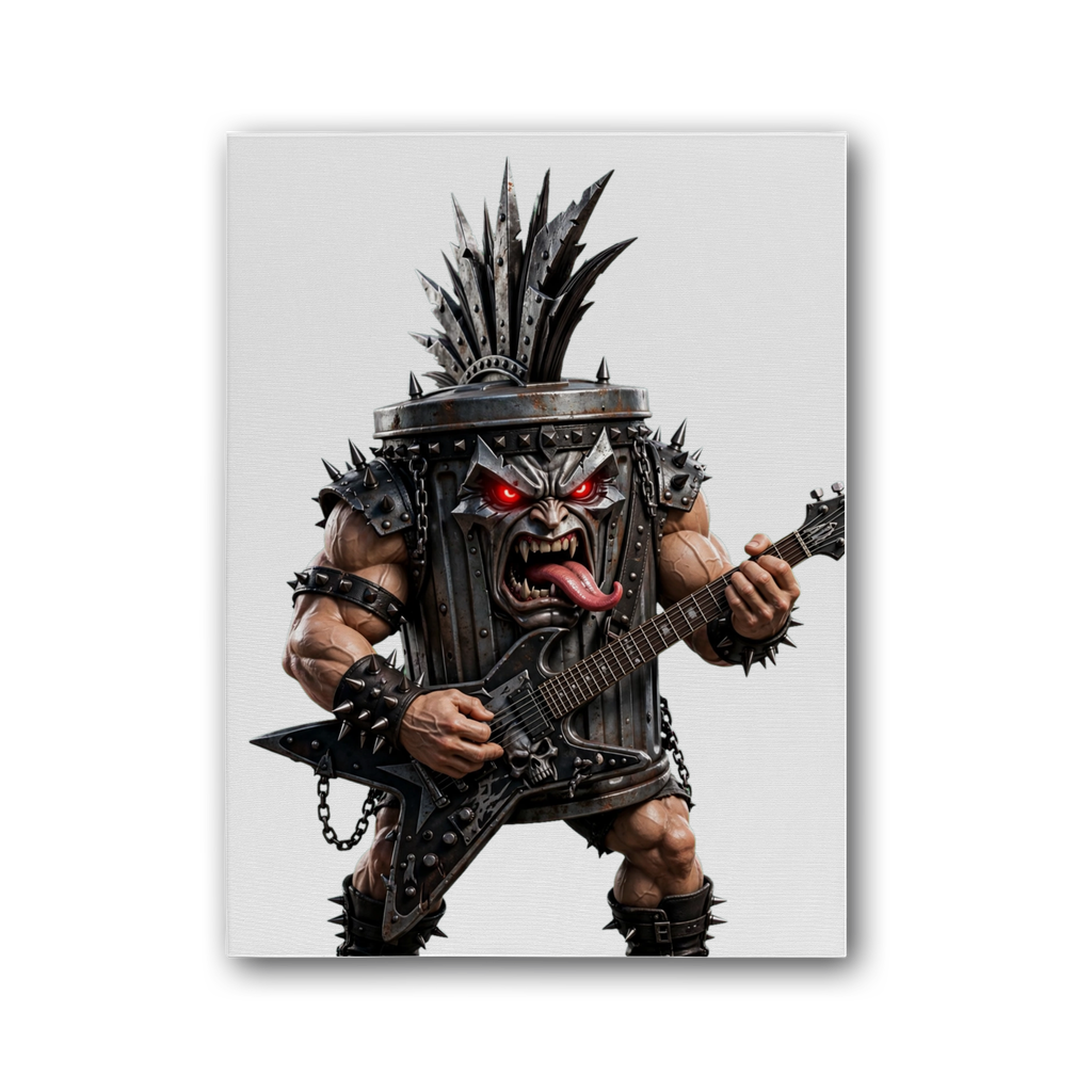 ANGRY CAN MAN 3.0 Premium Stretched Canvas