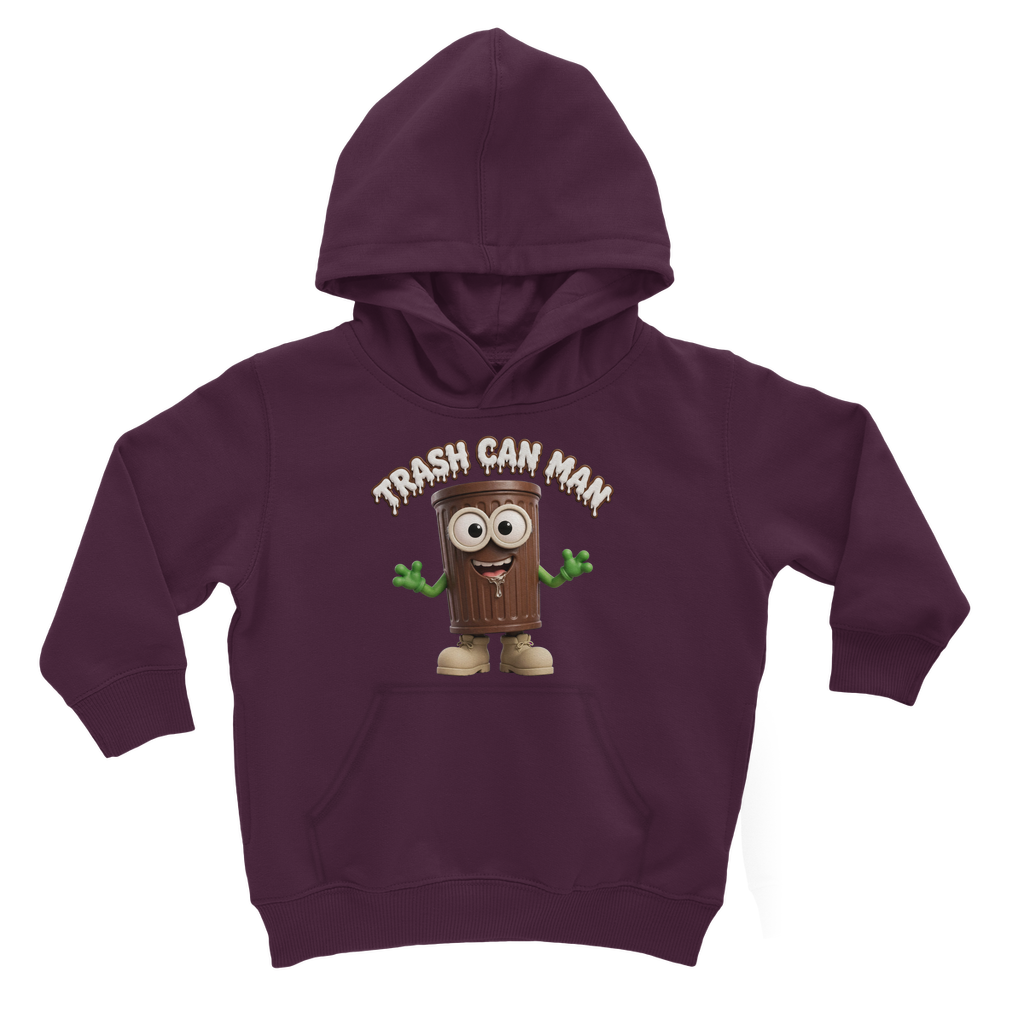 TRASH CAN MAN Classic Kids Hoodie
