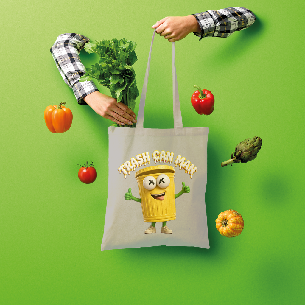 TRASH CAN MAN Shopper Tote Bag