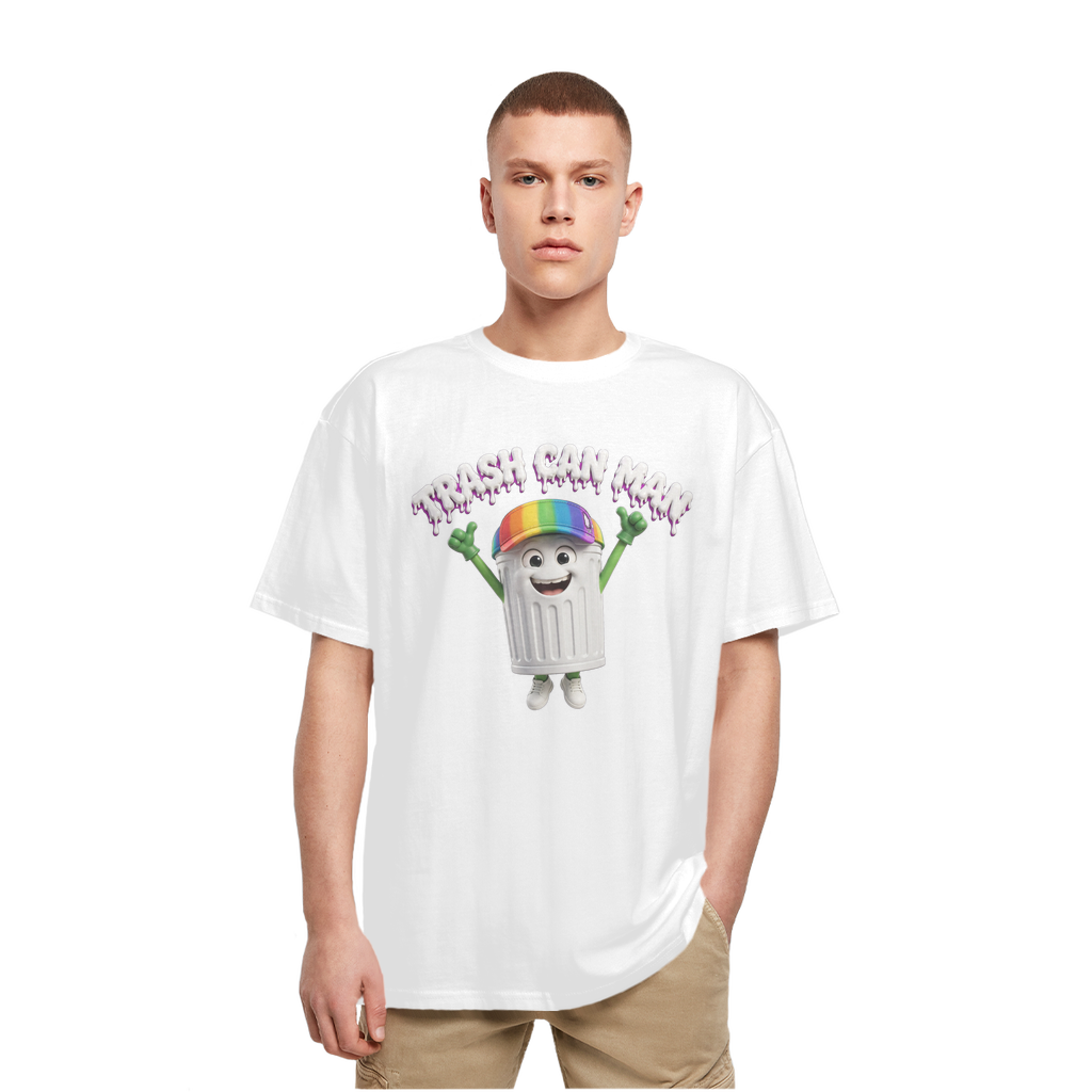 TRASH CAN MAN Heavy Oversized T-Shirt