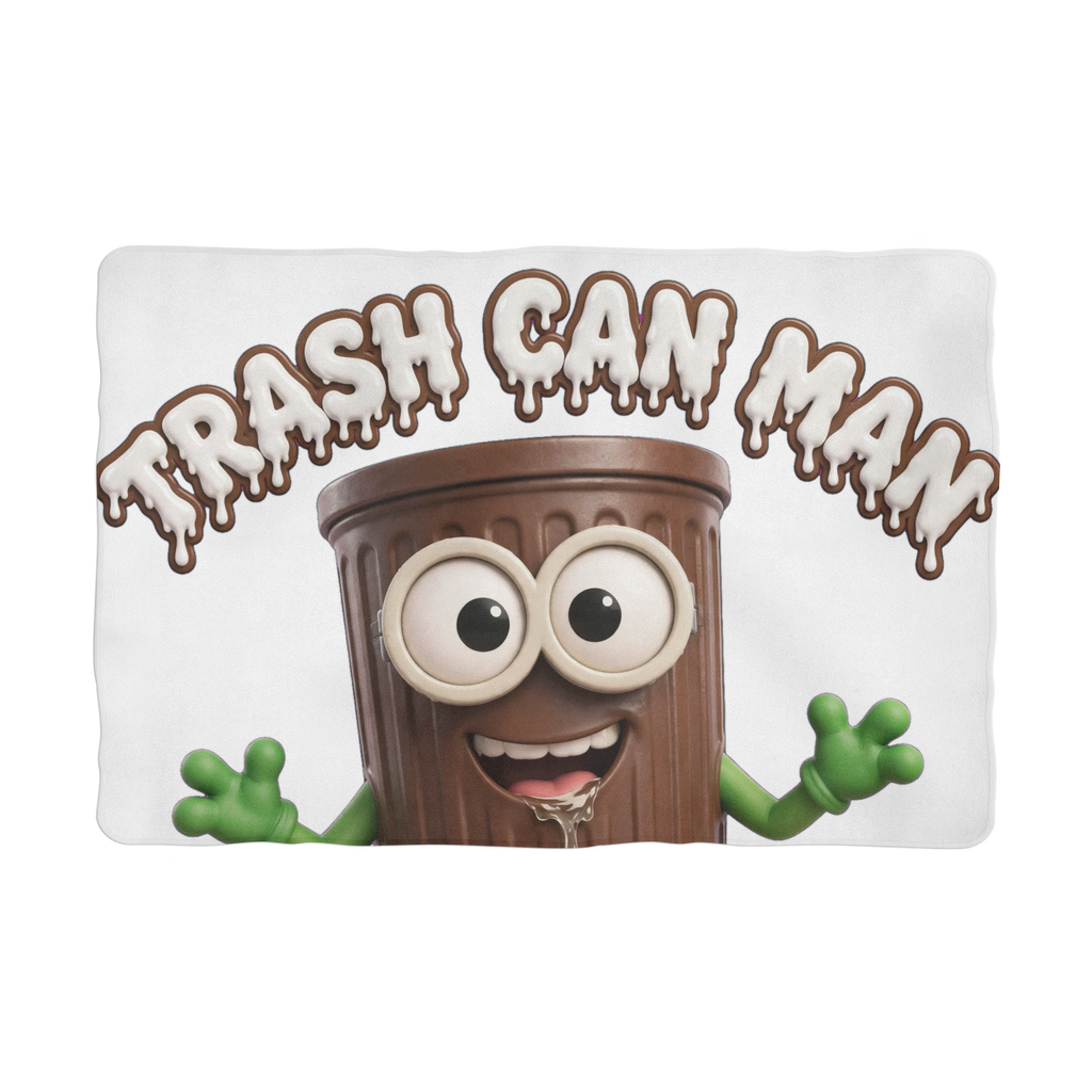 TRASH CAN MAN Sublimation Pet Blanket