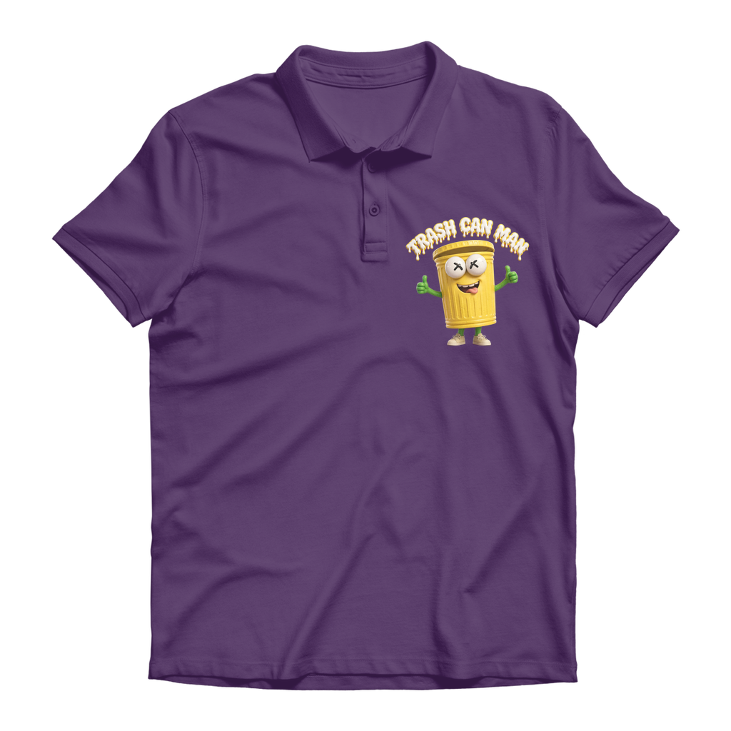 TRASH CAN MAN Premium Adult Polo Shirt
