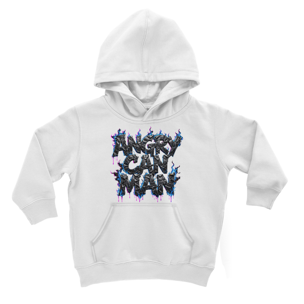 angry can man Classic Kids Hoodie