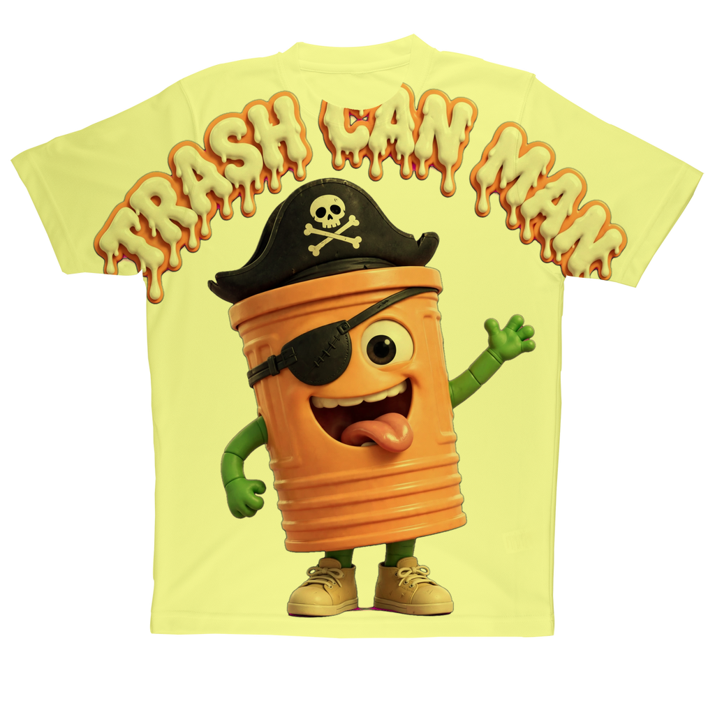 TRASH CAN MAN Sublimation Performance Adult T-Shirt