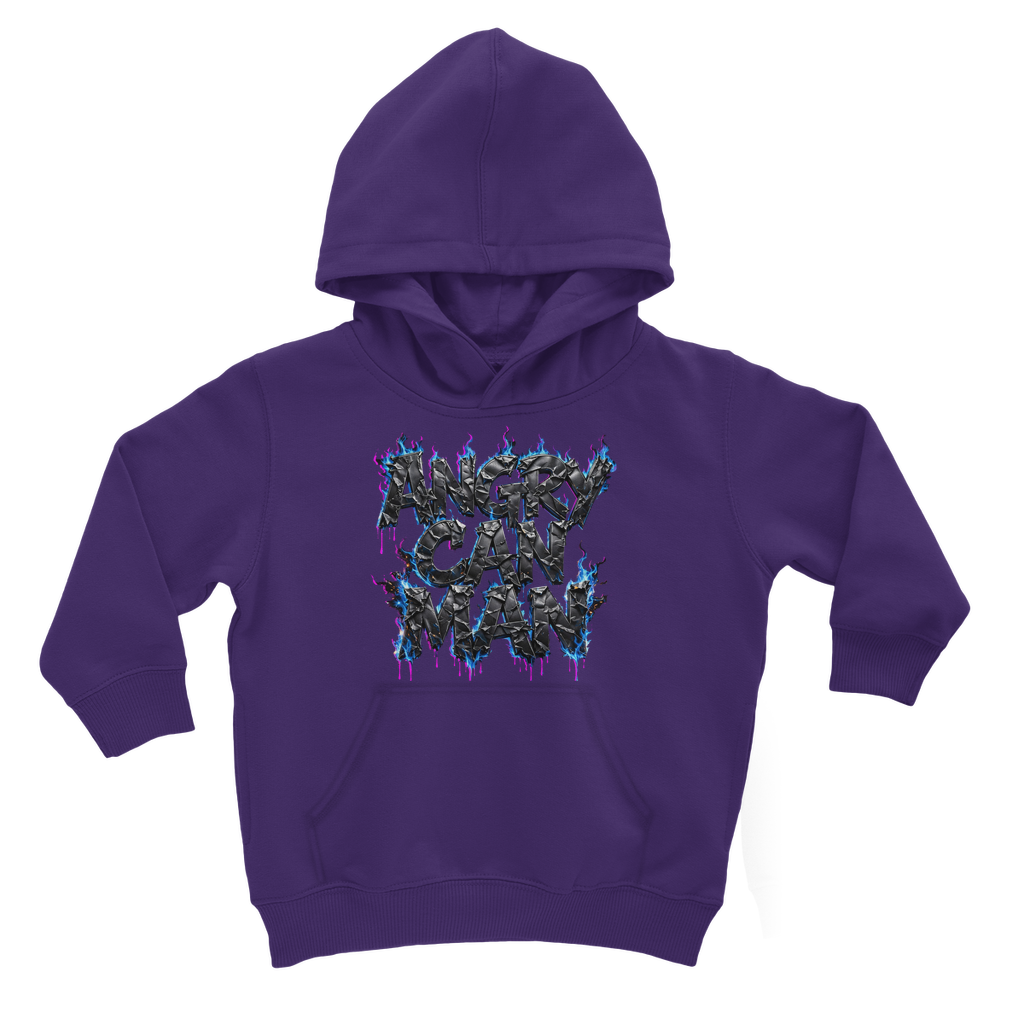 angry can man Classic Kids Hoodie
