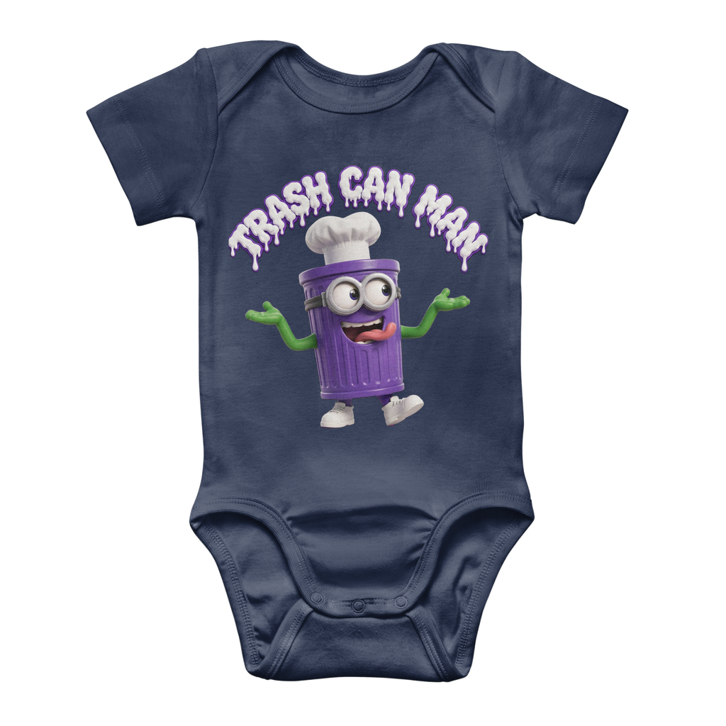 TRASH CAN MAN Classic Baby Onesie Bodysuit