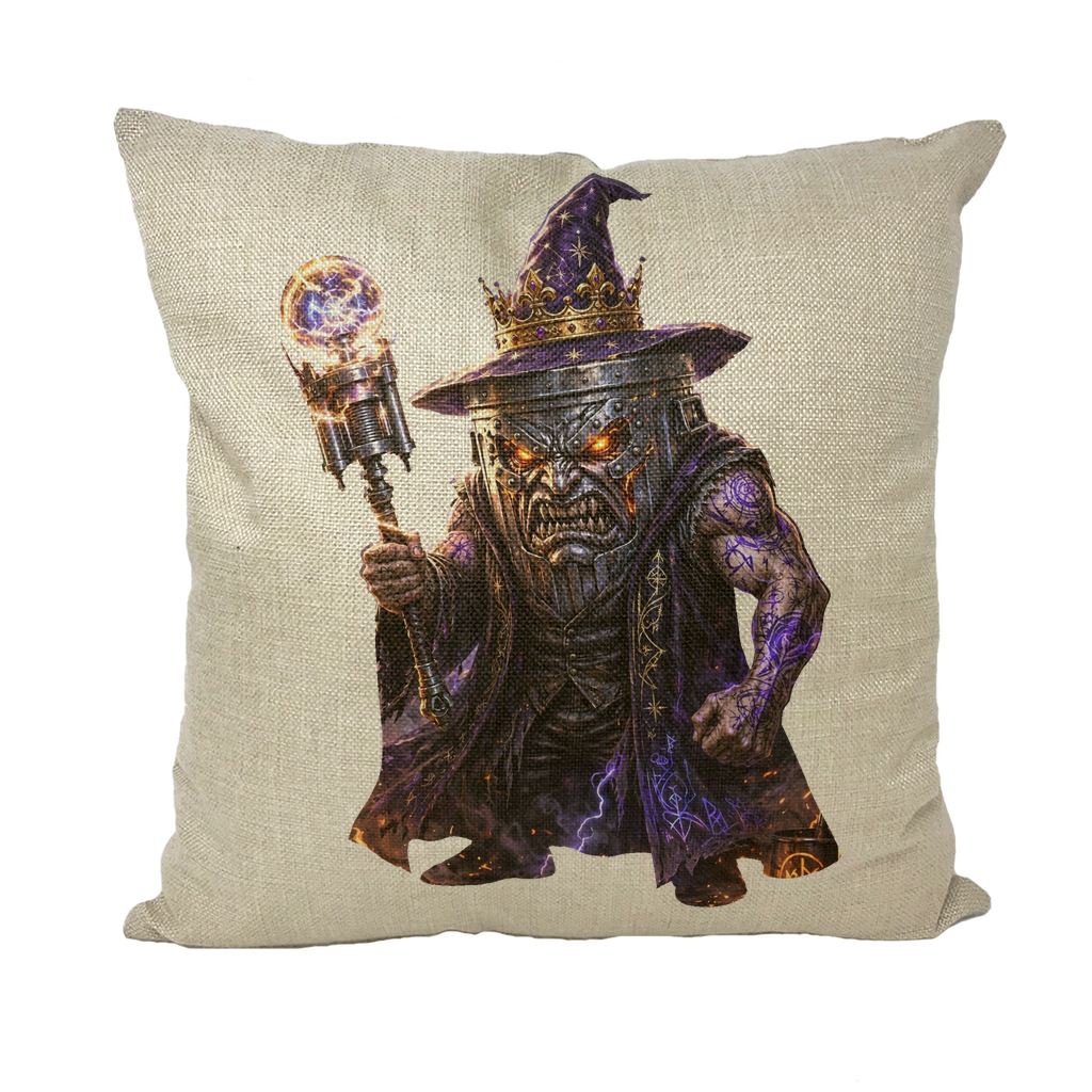 angry can man Throw Pillow with Insert
