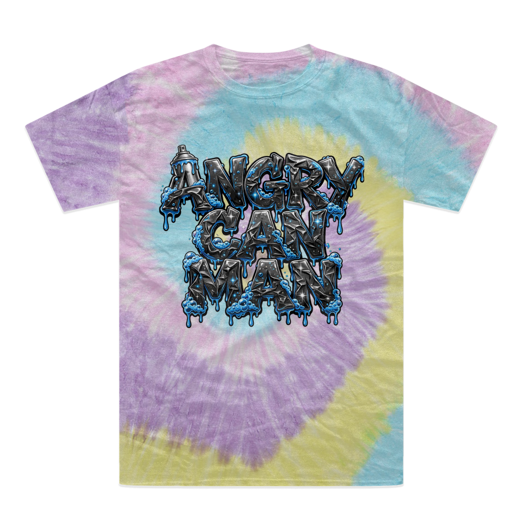 ANGRY CAN MAN 2.0 Tie-Dye T-Shirt
