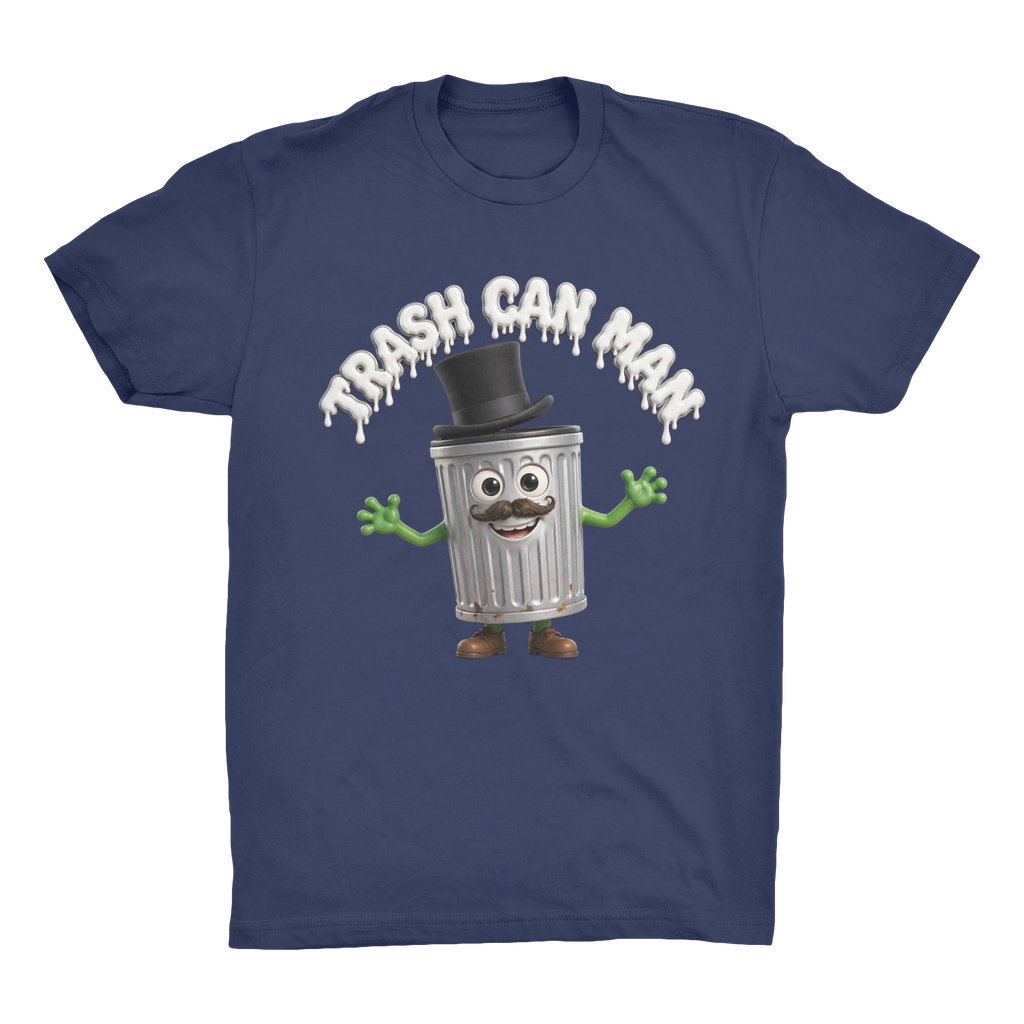 TRASH CAN MAN Organic Adult T-Shirt