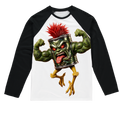 ANGRY CAN MAN 2.0 Sublimation Baseball Long Sleeve T-Shirt